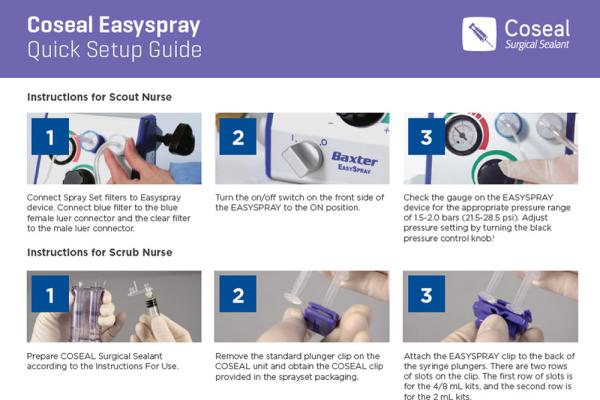 Coseal Easyspray Quick Setup Guide