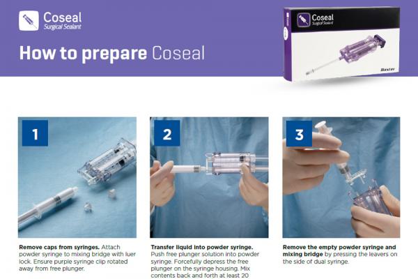 Coseal - How to prepare
